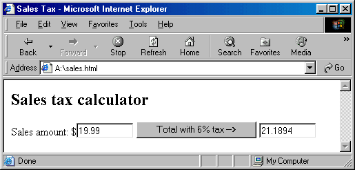 sales example